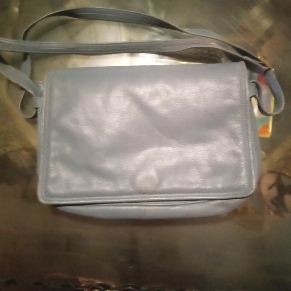 Blue handbag